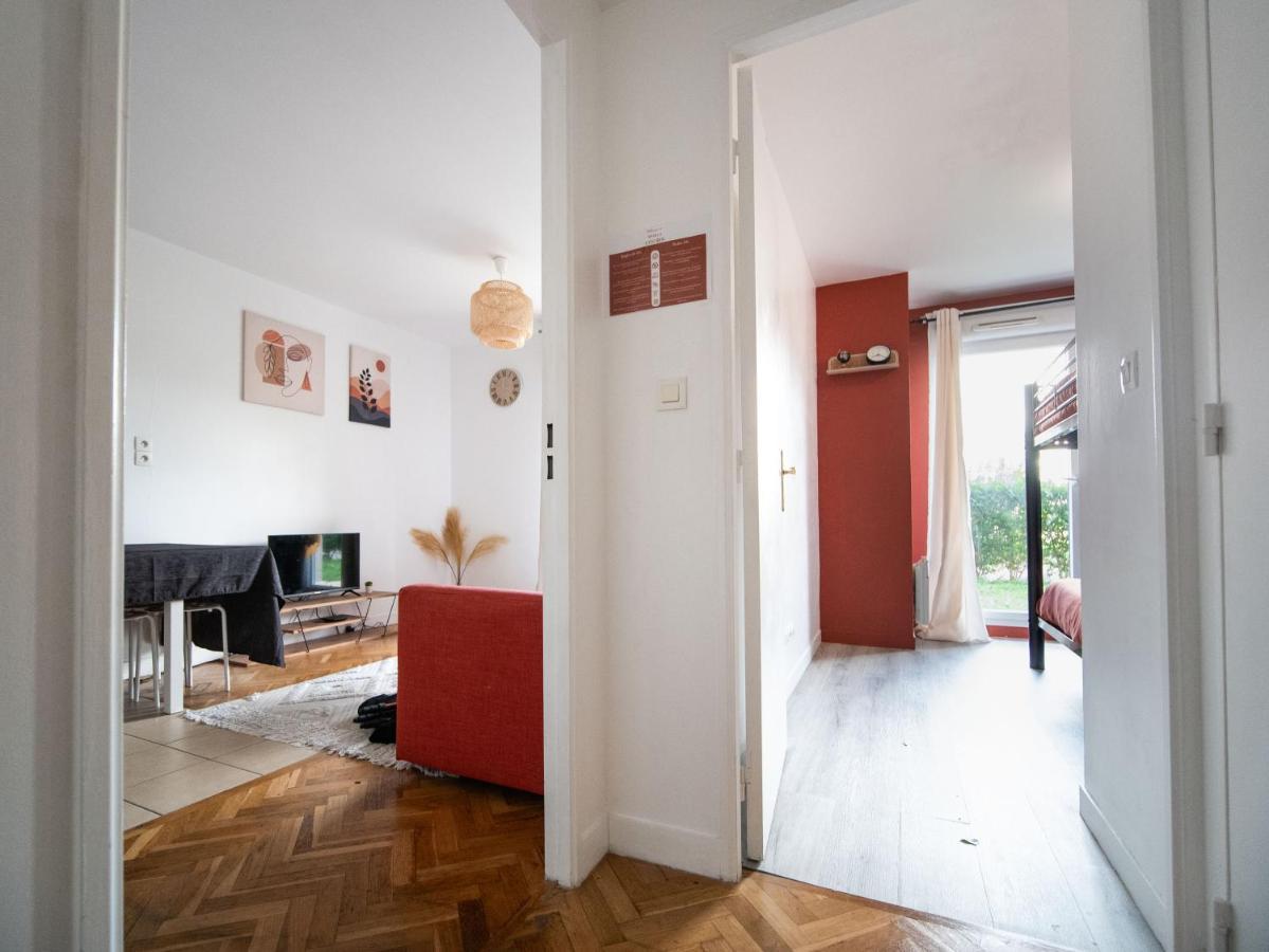 Appartement 10 Mins Disneyland - Jardin Et Parking Montévrain Exterior photo